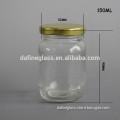 150ml high quality round bottom glass jar canned jar for food wholesale